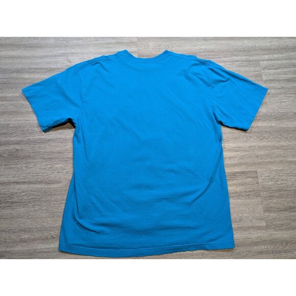 Tapout Men's 2XB 2XL Big Logo Graphic Print T-Shirt Grunge Knife Blue Purple - Picture 5 of 7